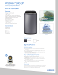 Samsung WB09H7300GP/A1 Specification Sheet