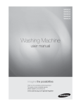 Samsung WA80U3 User's Manual