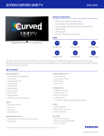 Samsung UN65JU7500FXZA Specification Sheet