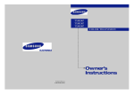 Samsung TXM 1367 User's Manual