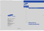 Samsung TX-P2434 User's Manual