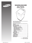 Samsung SW57APP User's Manual