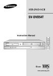 Samsung SV-DVD54T User's Manual