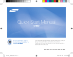 Samsung ST550 User's Manual