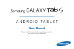 Samsung SM-T707VZWAVZW User's Manual