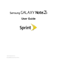 Samsung SM-N900PZKESPR User's Manual