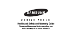 Samsung SM-G850AZDEATT Health and Safety Guide