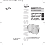 Samsung SCC-C4305(P) User's Manual