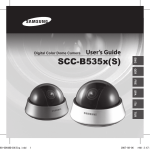 Samsung SCC-B535x(S) User's Manual