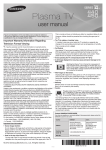 Samsung PN43E450 User's Manual