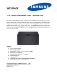 Samsung WE357A0C User's Manual