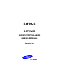 Samsung S3F80JB User's Manual
