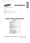Samsung RS26WUNS User's Manual