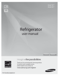 Samsung RS267TDRS User's Manual