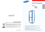 Samsung RL33EA User's Manual