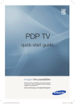 Samsung PS50A550S1R User's Manual