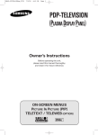 Samsung PS-37S4A User's Manual