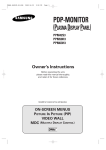 Samsung PPM 42S3 User's Manual