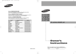 Samsung PL-42C71HP User's Manual