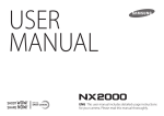 Samsung NX200 User's Manual