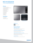 Samsung MG14H3020CM/AA Specification Sheet