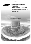 Samsung MAX-VL85 User's Manual