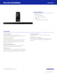 Samsung HW-J355/ZA Specification Sheet