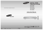 Samsung HT-DS403T User's Manual