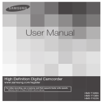 Samsung HMX-T10BN User's Manual