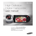 Samsung HMX-R10 User's Manual