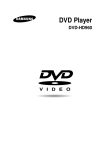 Samsung DVD-HD960 User's Manual