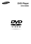 Samsung DVD-HD850 User's Manual