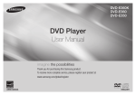 Samsung DVD-E360 User's Manual
