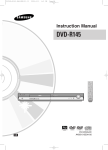 Samsung DVD DVD-R145 User's Manual