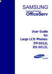 Samsung DS-5012L User's Manual