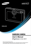 Samsung Digimax U-CA 401 User's Manual