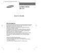 Samsung SM-316 User's Manual