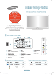 Samsung 800 PN50A450PD User's Manual
