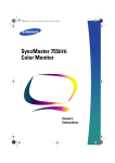 Samsung 755DFG User's Manual