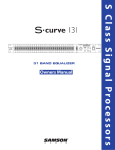 Samson S.CURVE 131 User's Manual