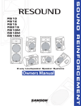 Samson RS10 User's Manual