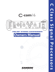 Samson C com 16 User's Manual