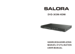 Salora DVD363HDMI User's Manual