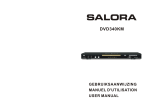 Salora DVD340KM User's Manual