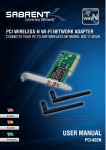 Sabrent PCI-802N User's Manual