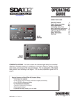 Sabine Welder SDA-102 User's Manual