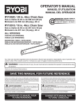 Ryobi RY10518 User's Manual