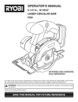 Ryobi P500 User's Manual