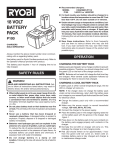 Ryobi P100 User's Manual