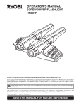 Ryobi HP36KF User's Manual